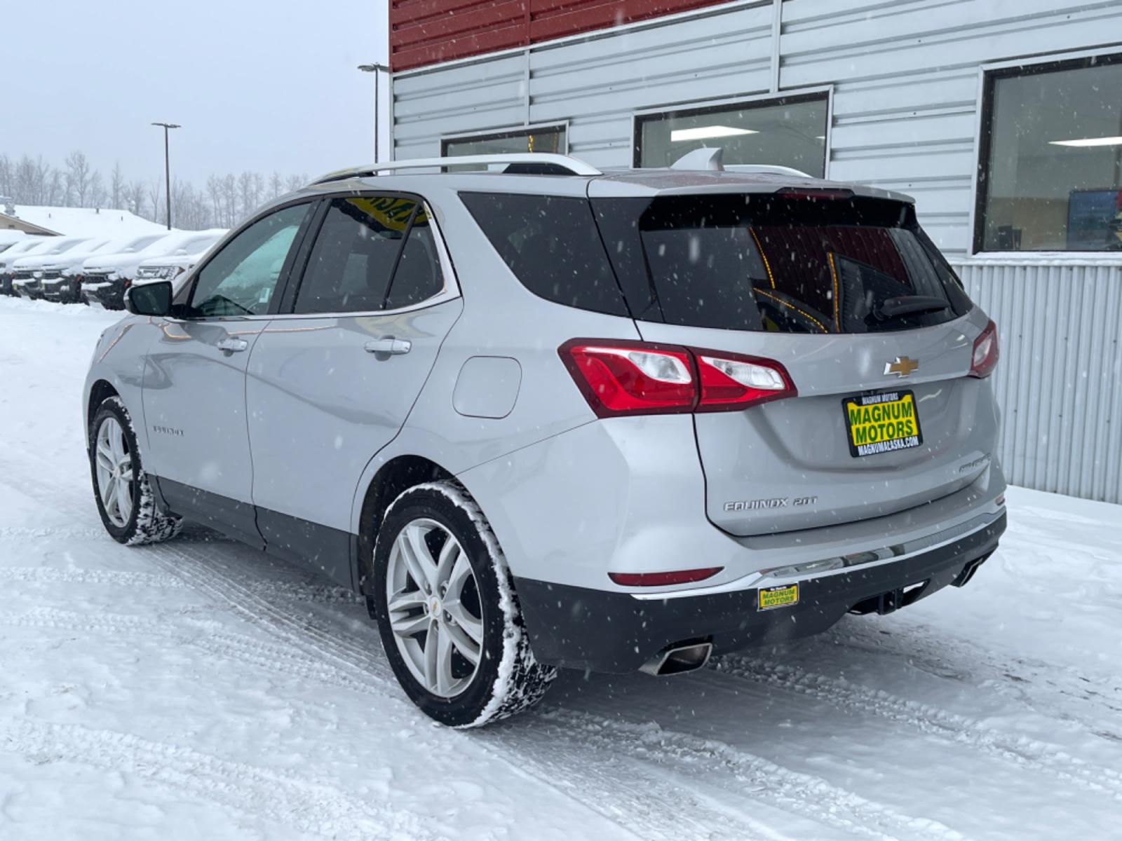 2020 SILVER /black leather CHEVROLET EQUINOX PREMIER (2GNAXYEXXL6) with an 2.0L engine, Automatic transmission, located at 1960 Industrial Drive, Wasilla, 99654, (907) 274-2277, 61.573475, -149.400146 - Photo #2